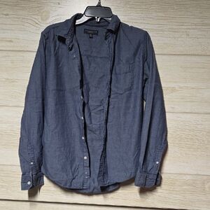 Aeropostale Navy Casual Button Down Shirt